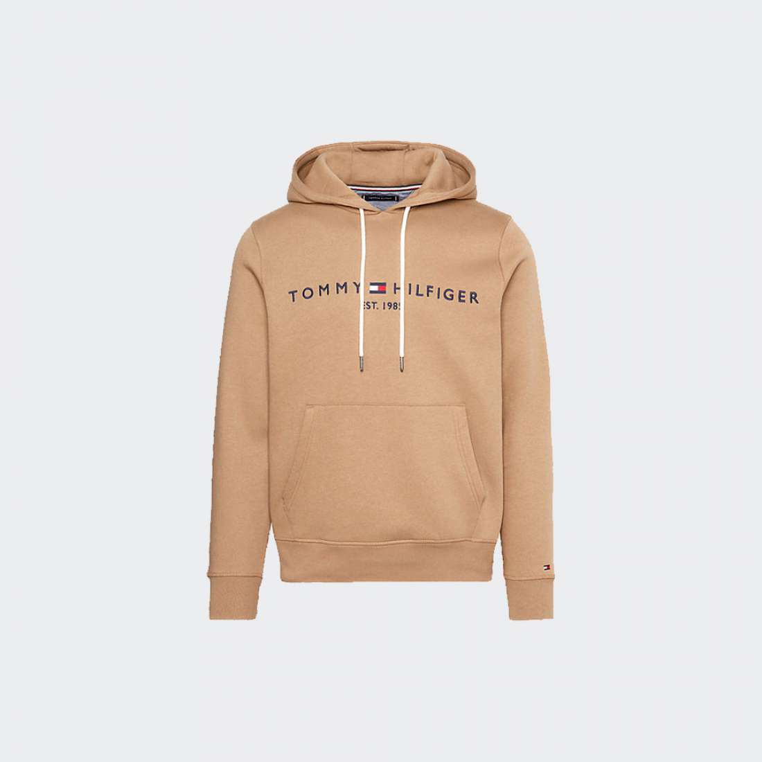 HOODIE TOMMY HILFIGER LOGO COUNTRYSIDE KHAKI