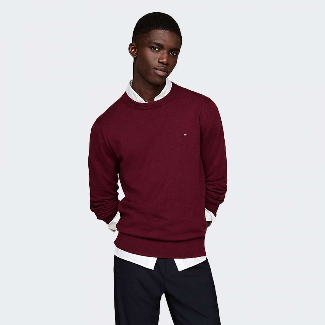 CAMISOLA TOMMY HILFIGER JUMPER DEEP ROUGE