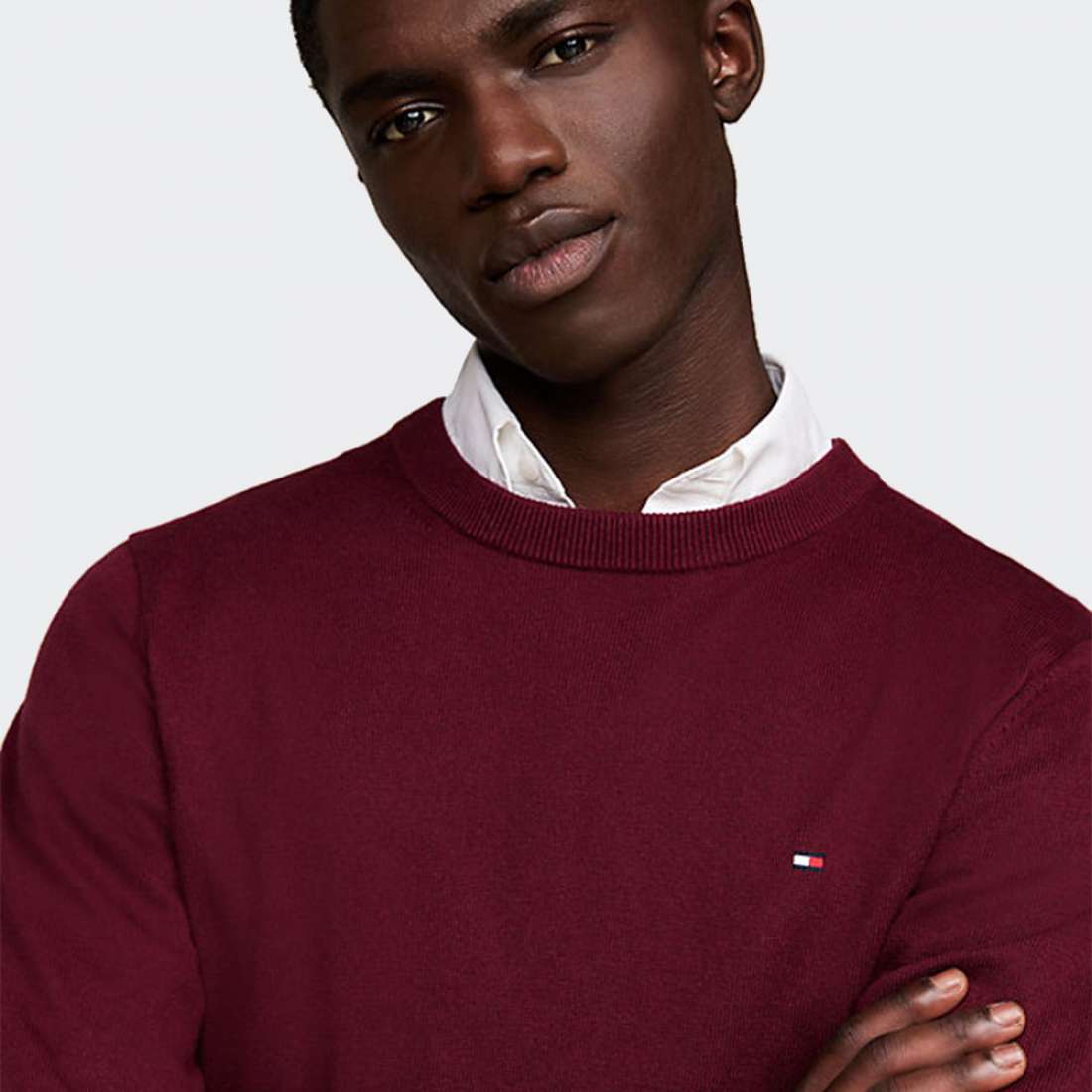 CAMISOLA TOMMY HILFIGER JUMPER DEEP ROUGE