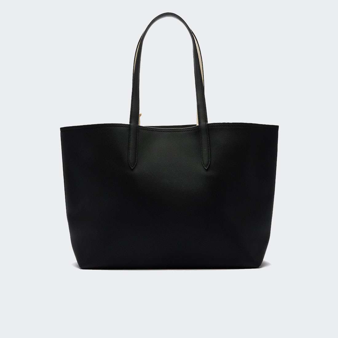 MALA LACOSTE SHOPPING NOIR FARINE