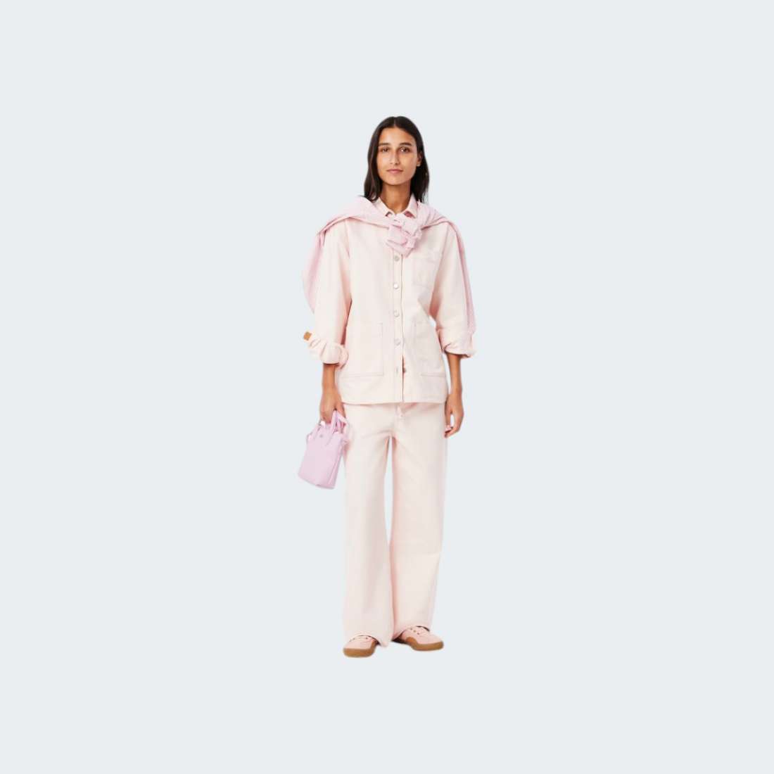 MALA LACOSTE SHOPPING XS PINK LADY