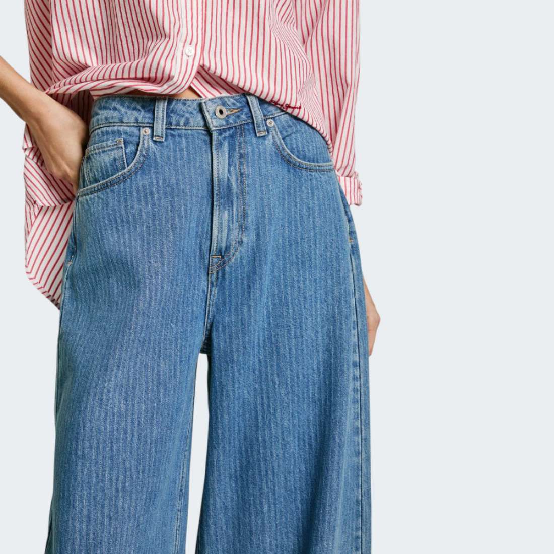 CALÇAS PEPE JEANS WIDE DENIM