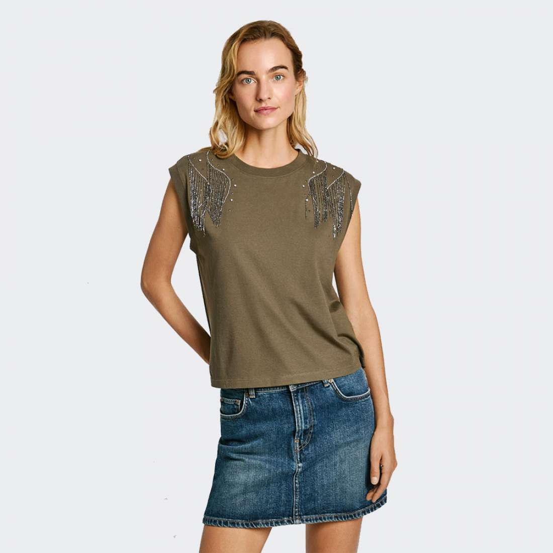 T-SHIRT PEPE JEANS FREIJA LEAF GR