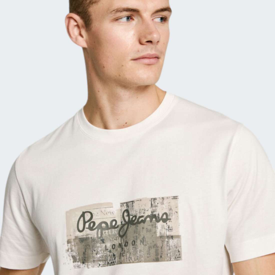 TSHIRT PEPE JEANS DALTER OFF WHITE