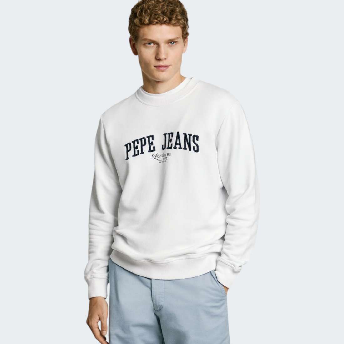 SWEATSHIRT PEPE JEANS DERRIL WHITE