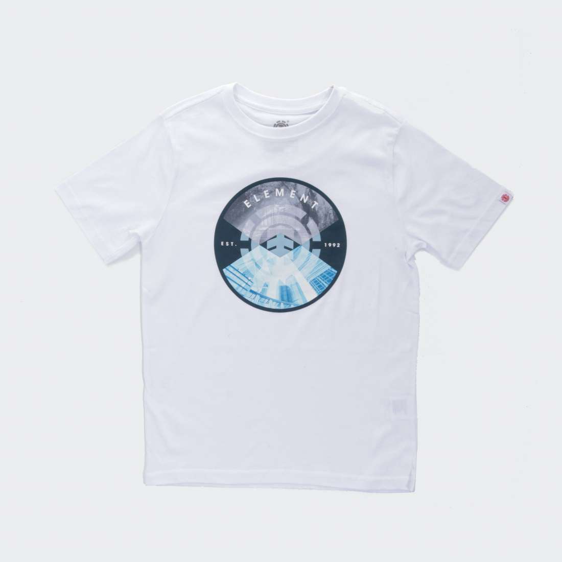 TSHIRT ELEMENT AIKEN BOY WHITE