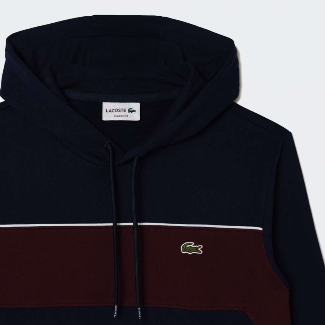 HOODIE LACOSTE SH5027 NAVY BLUE/EXPR