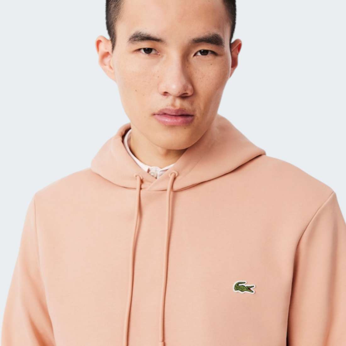 HOODIE LACOSTE SH9839 LATTE