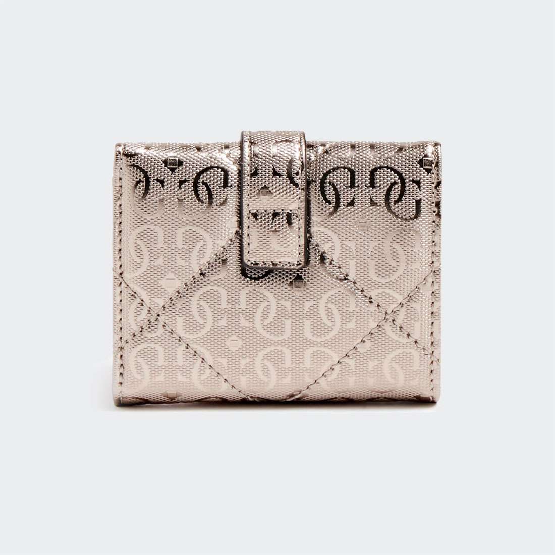 CARTEIRA GUESS DILLA SMALL PEWTER