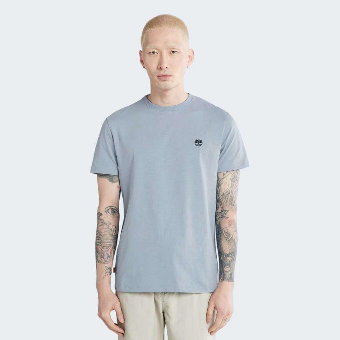 TSHIRT TIMBERLAND DUSTAN RIVER LIGHT BLUE