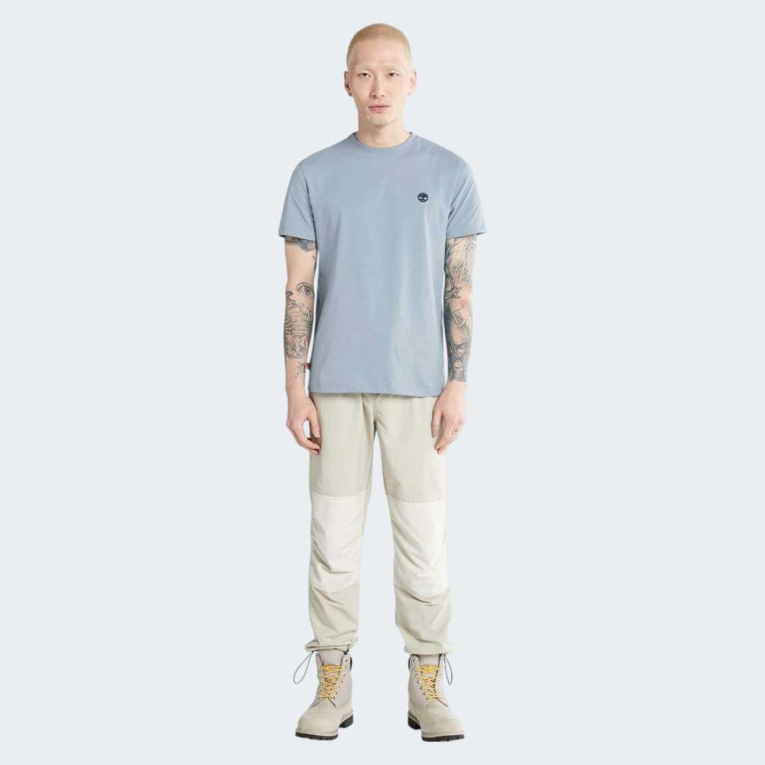 TSHIRT TIMBERLAND DUSTAN RIVER LIGHT BLUE