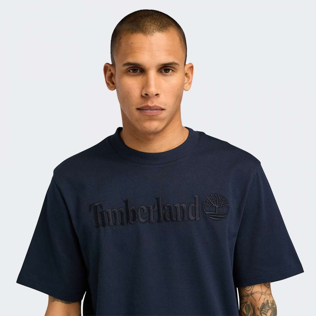 TSHIRT TIMBERLAND EMBROIDERY TONAL DARK SAPPHIRE