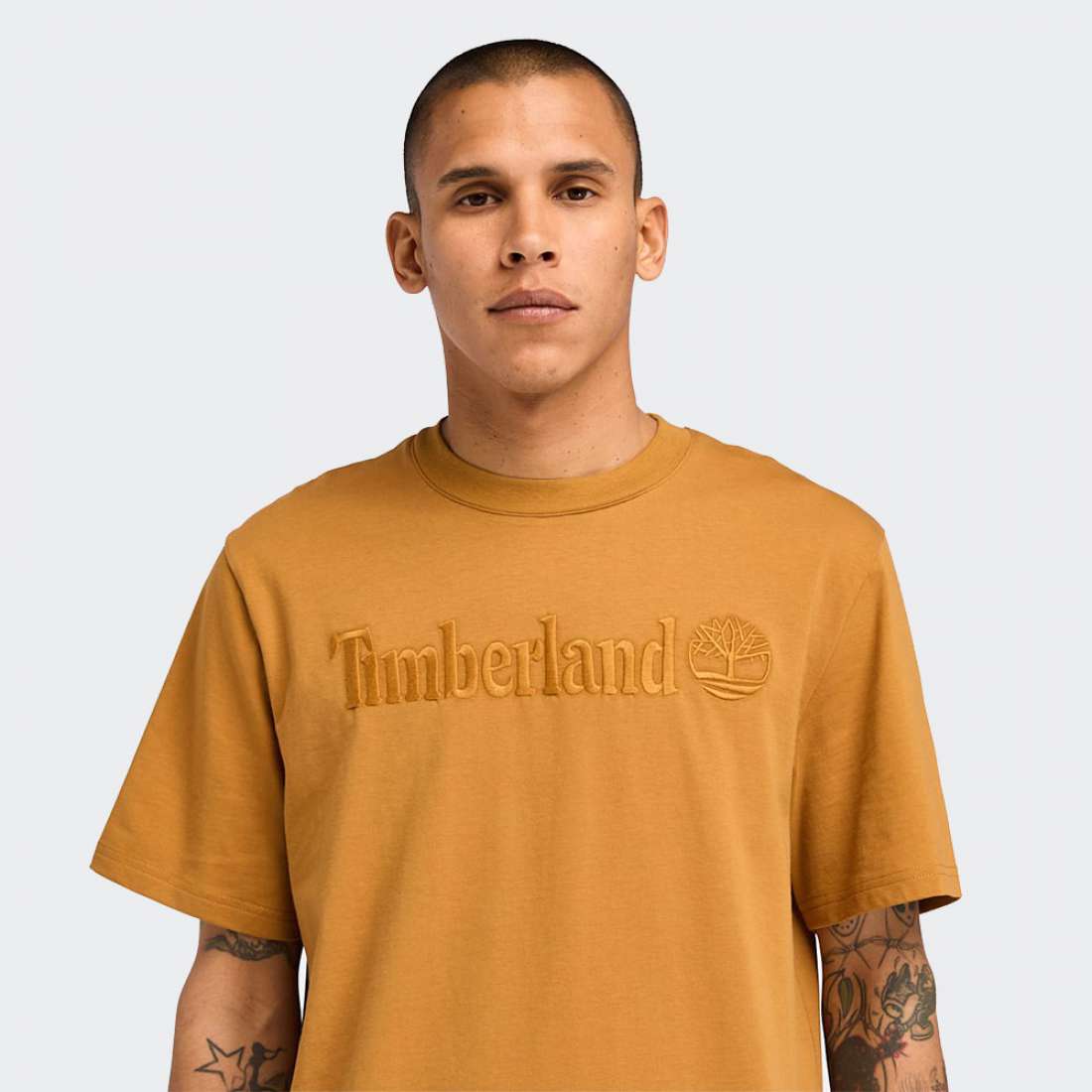 TSHIRT TIMBERLAND EMBROIDERY TONAL WHEAT BOOT