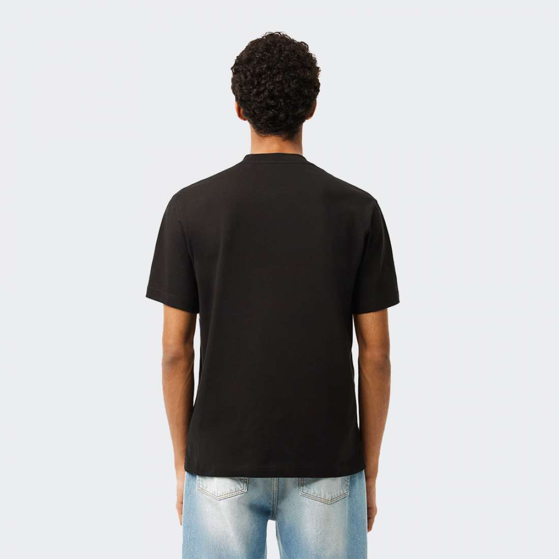 TSHIRT LACOSTE TH2853 BLACK/VIENNESE