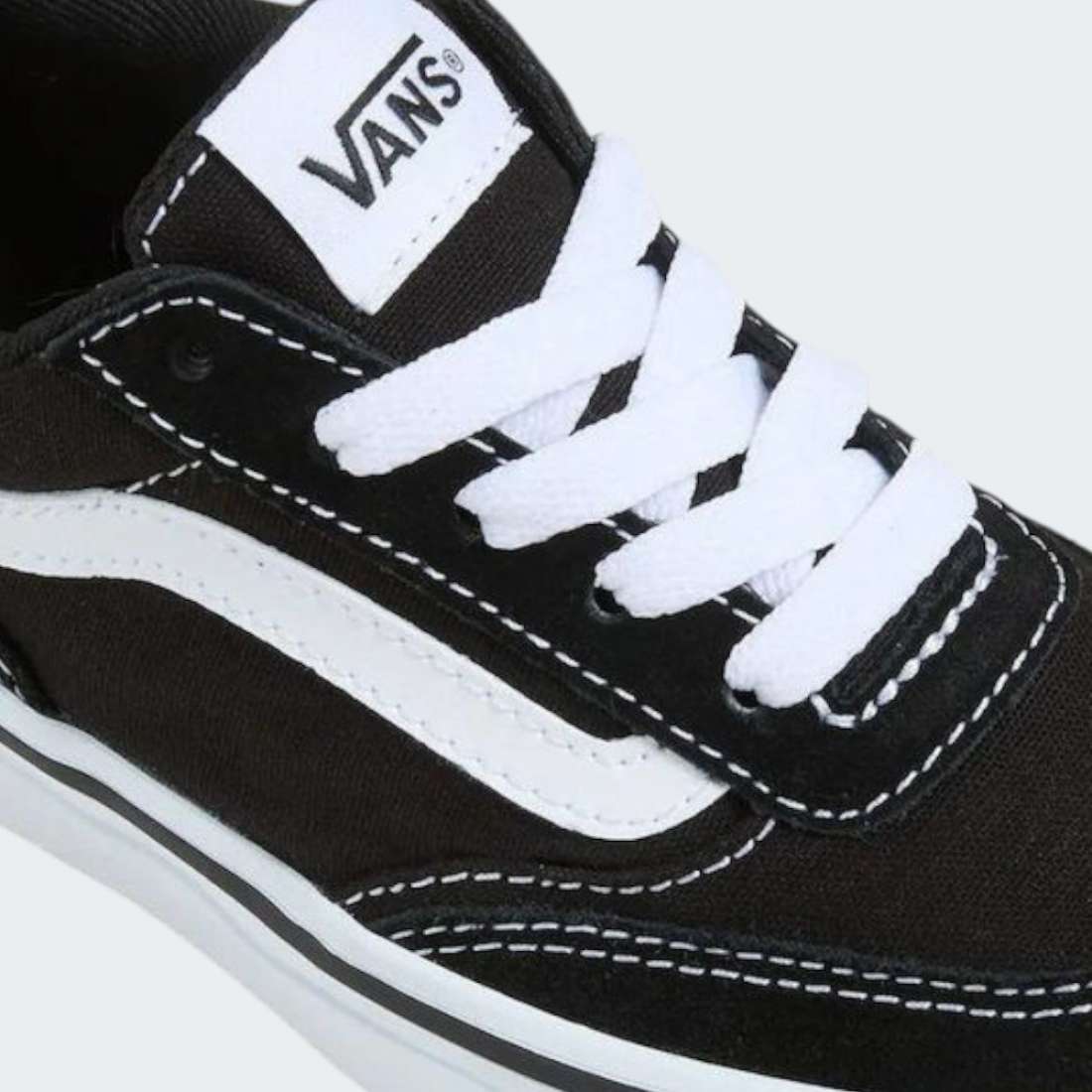 VANS BROOKLYN SUEDE BLACK/WHITE