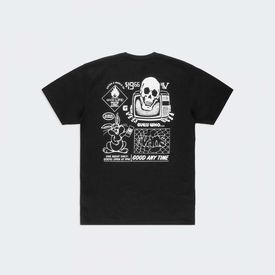 TSHIRT VANS CRAZY EDDY BLACK