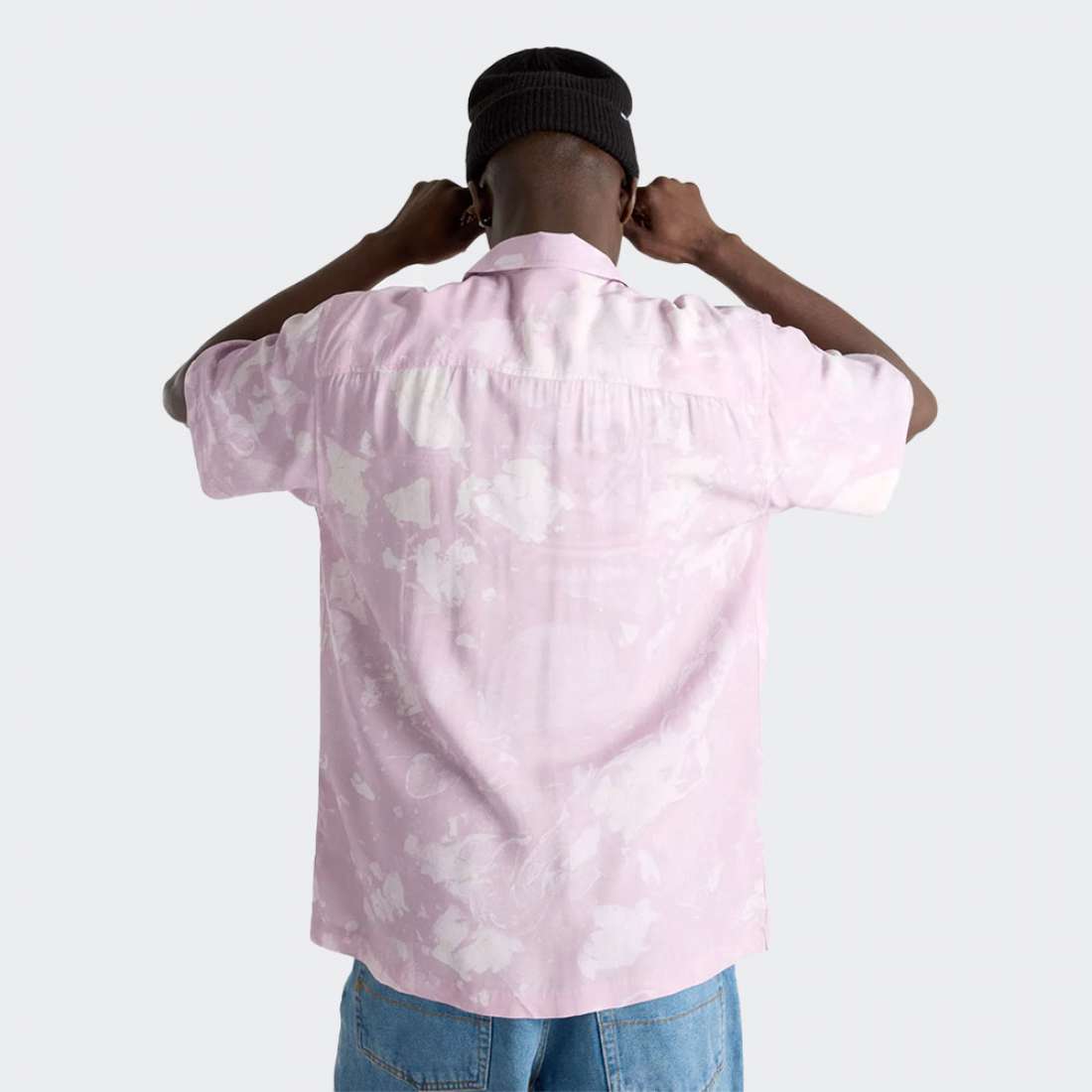 CAMISA VANS CAMP LOOSE COLLAR LAVENDER MIST/MARSHMALLOW