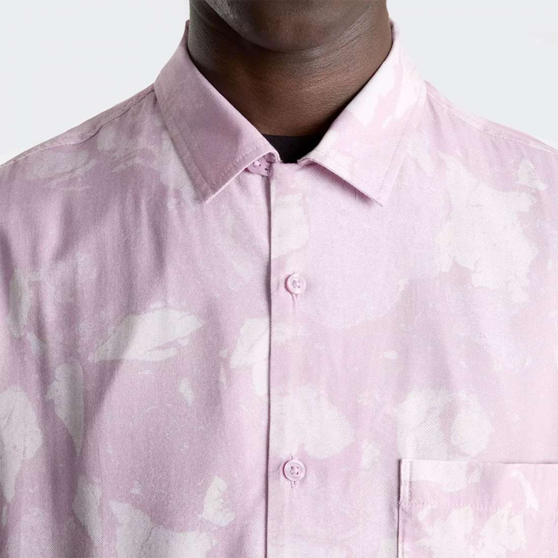 CAMISA VANS CAMP LOOSE COLLAR LAVENDER MIST/MARSHMALLOW