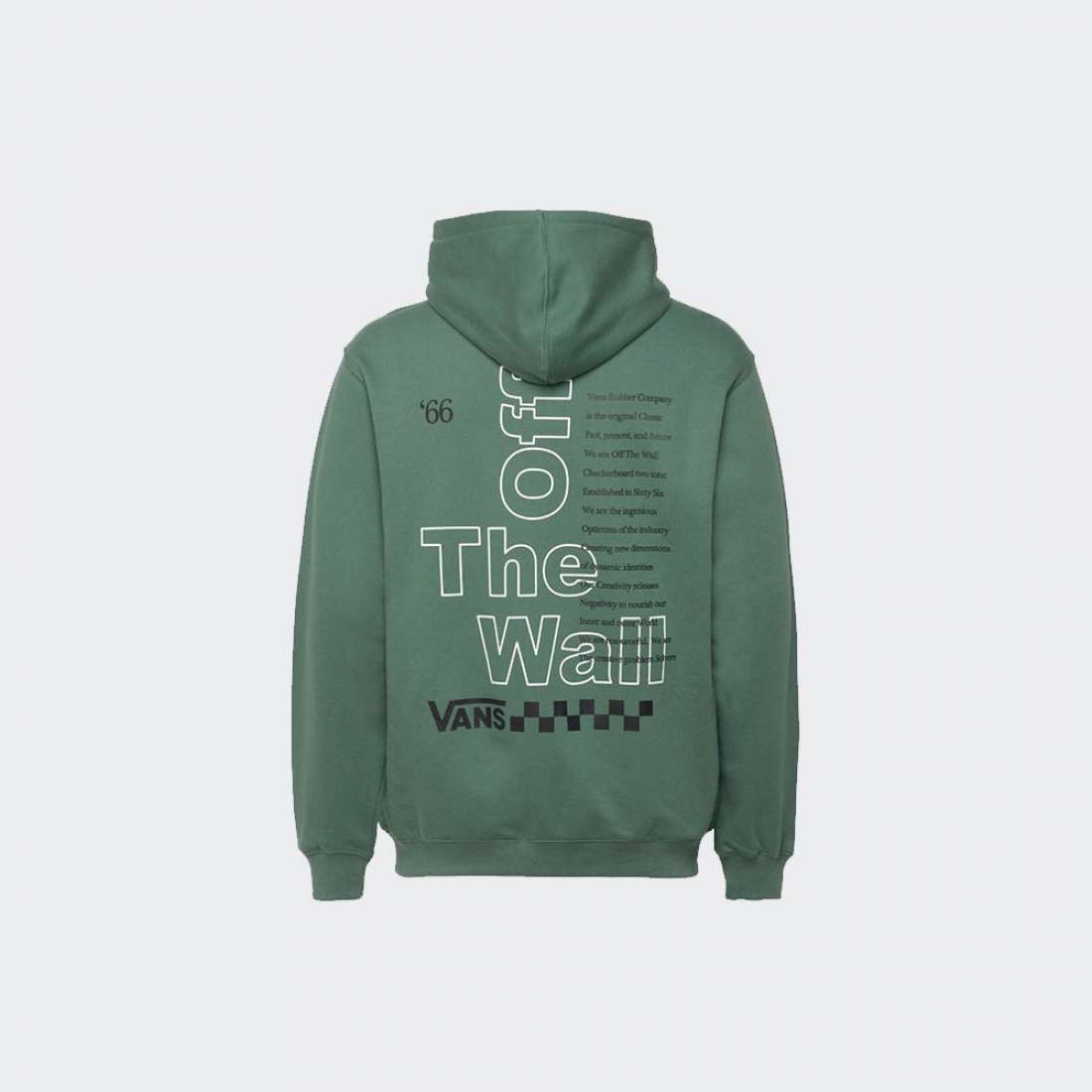 HOODIE VANS POSTED LOOSE DARK FOREST