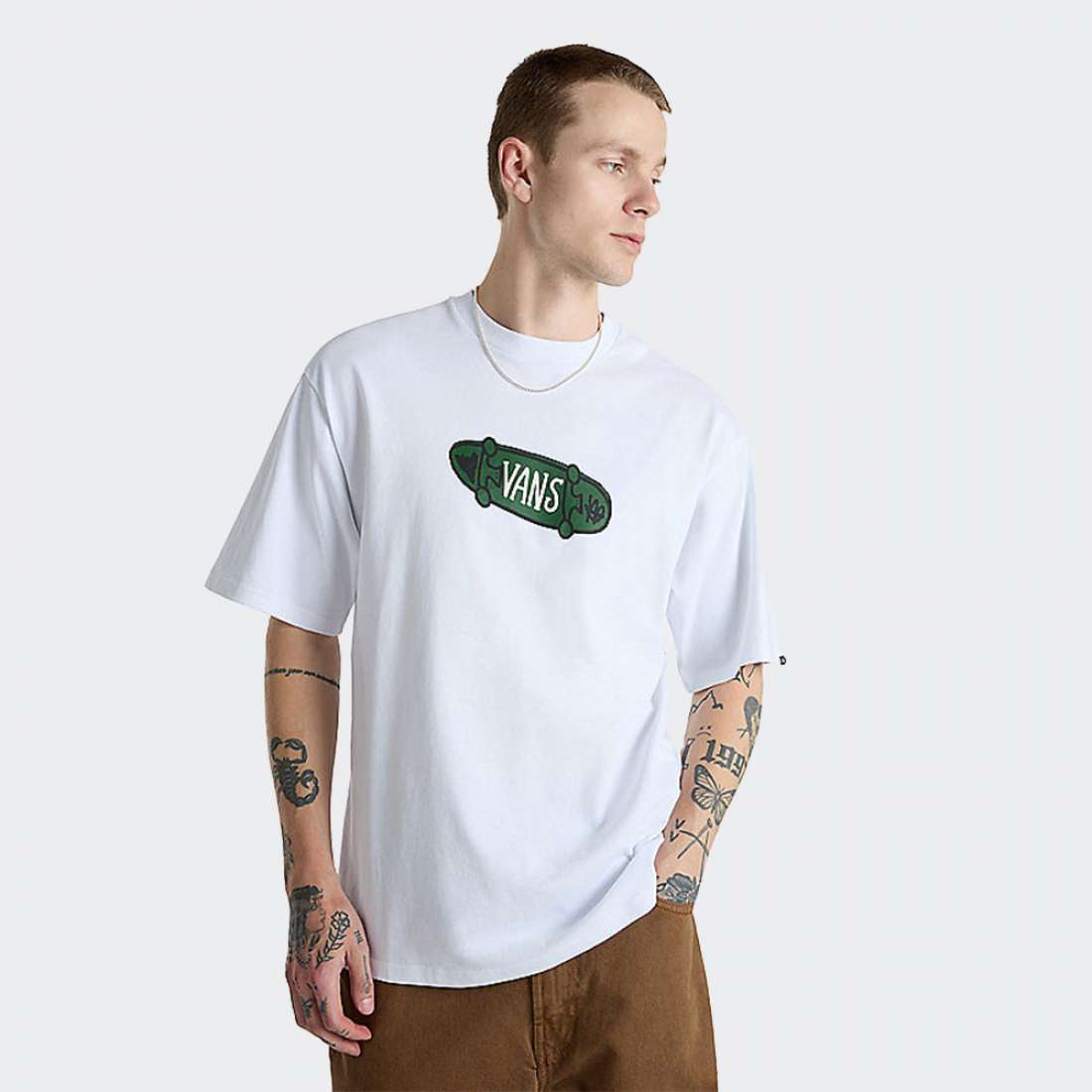 TSHIRT VANS FLIPSIDE LOOSE WHITE