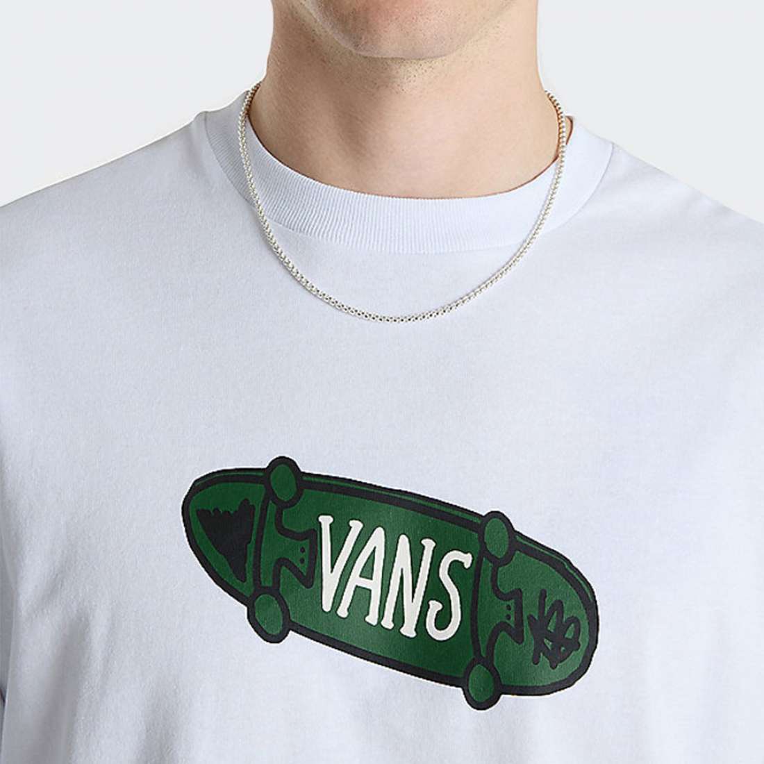 TSHIRT VANS FLIPSIDE LOOSE WHITE