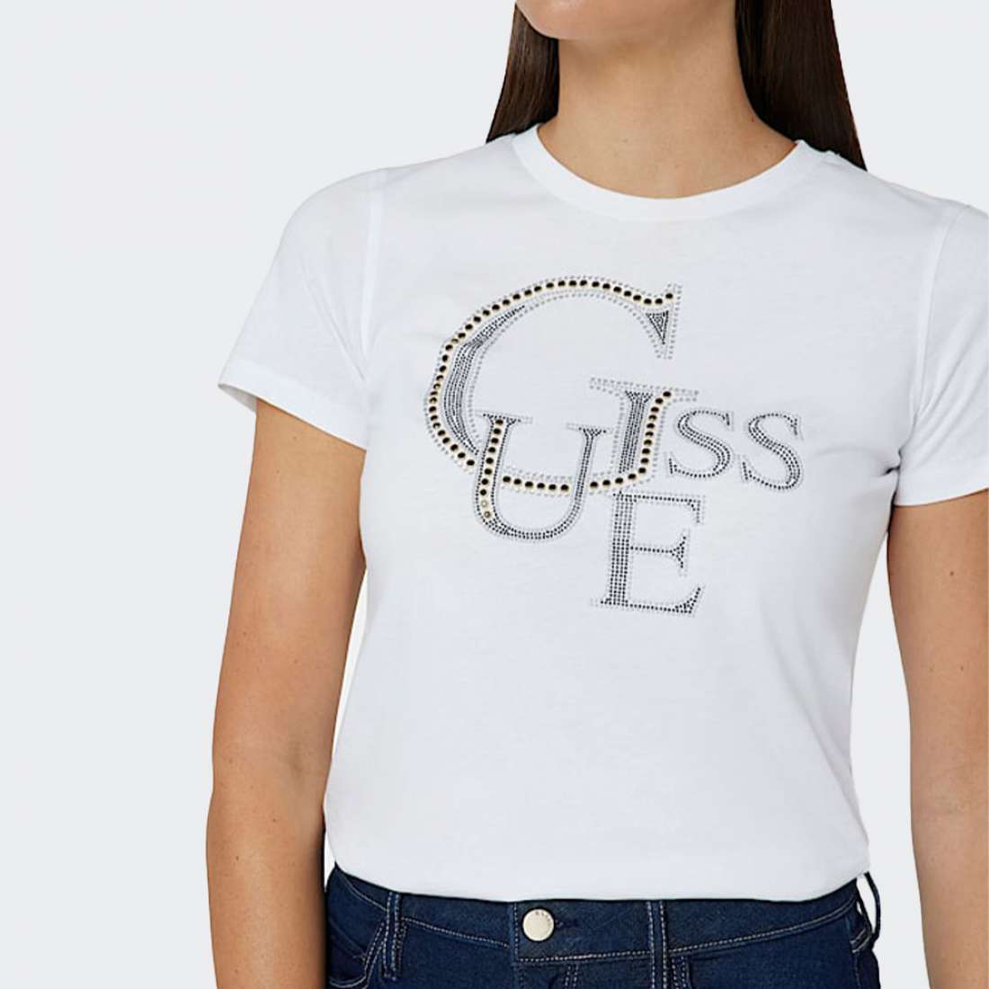 TSHIRT GUESS CN STUDDED G011