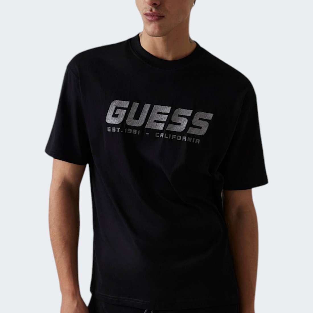 TSHIRT GUESS SURON JBLK