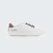 RALPH LAUREN JOANA LEATHER TRAINER WHITE