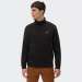 SWEATSHIRT DICKIES OAKPORT QUARTER ZIP BLACK