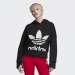 HOODIE ADIDAS CROPPED BLACK