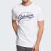 TSHIRT QUIKSILVER LIVING ON THE EDGE FRONT WHITE