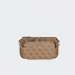 MALA GUESS POUCH MULHER LATTE LOGO