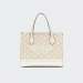 MALA GUESS SILVANA 2 COMPARTMENT TOTE STONE MULTI