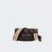 MALA GUESS REA FLAPE SADDLE BROWN LOGO