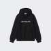 HOODIE CARHARTT WIP HOODED BLACK/WHITE