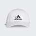 BONÉ ADIDAS SIX PANEL WHITE/BLACK