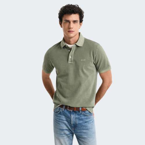 POLO GANT SUNFADED KALAMATA GREEN