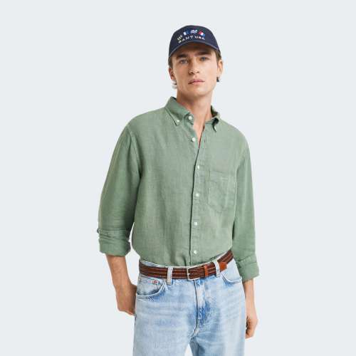 CAMISA GANT REG GMNT DYED LINEN 362