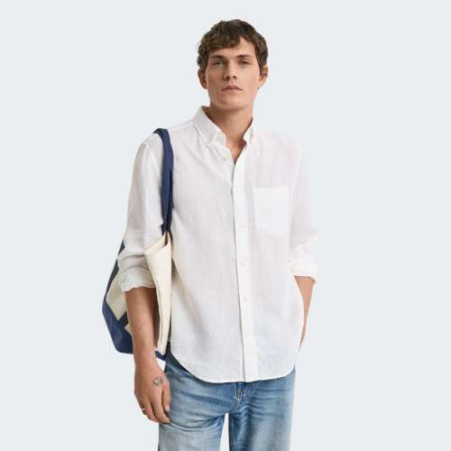 CAMISA GANT REG LINEN 110