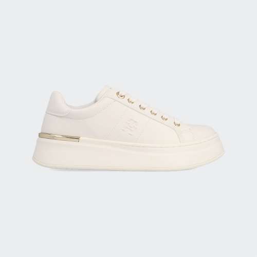 TOMMY HILFIGER LOW CUT LACE-UP OFF WHITE