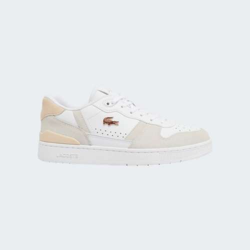 LACOSTE W T-CLIP SNEAKERS BLUSH WHT/LT PNK