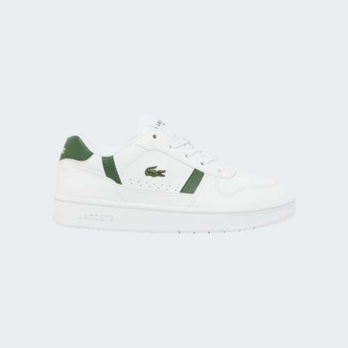 LACOSTE C T-CLIP WHT/ DK GRN