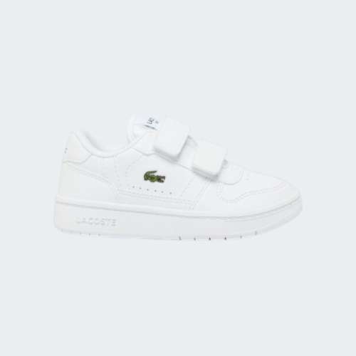 LACOSTE T-CLIP WHT/DK GRN