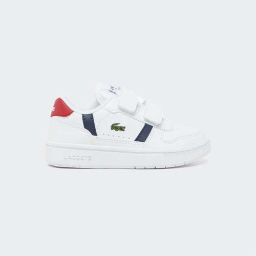 LACOSTE INF T-CLIP SET WHT/RED/NVY