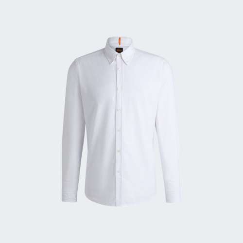 CAMISA BOSS RICKERT WHITE