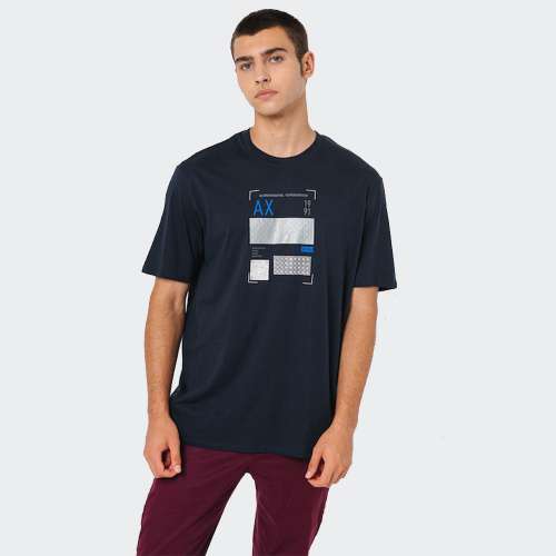 TSHIRT ARMANI AX NAVY