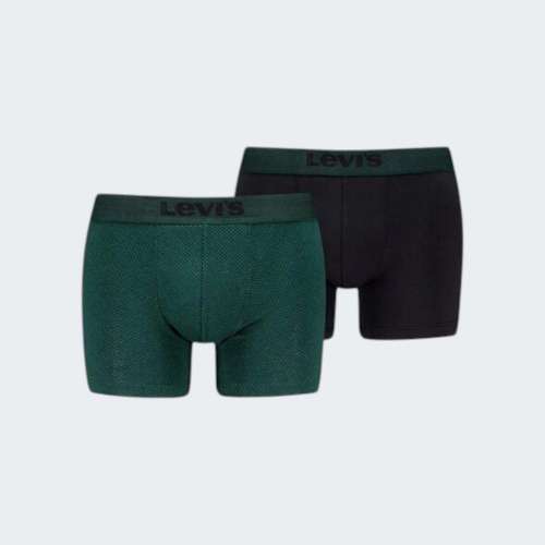 PACK 2 BOXERS LEVIS DENIM GREEN COMBO