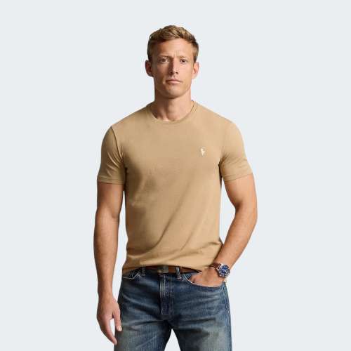 TSHIRT RALPH LAUREN SSCNCMSLM CAFE TAN