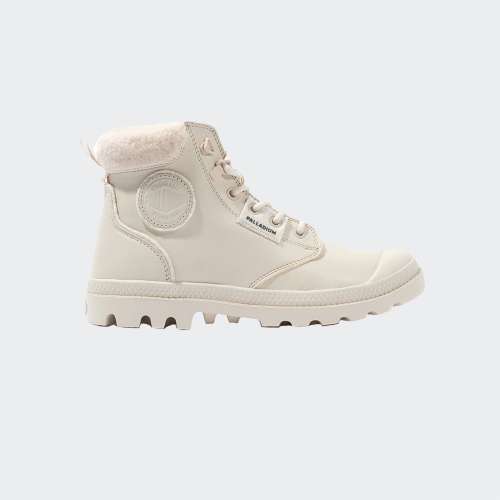 BOTAS PALLADIUM PAMPA HI ALMOND MILK