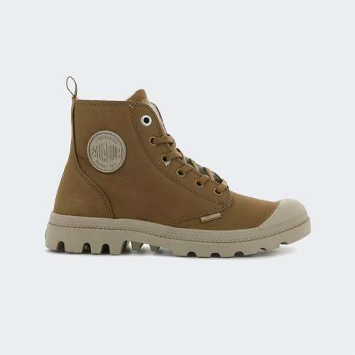 BOTAS PALLADIUM PAMPA HI ZIP DEAR BROWN